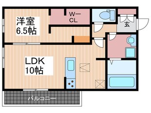 アップス安東Ｄ－Ⅲの物件間取画像